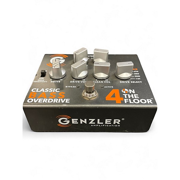 Used Genzler Amplification 4 On The Floor Classic Bass Overdrive Effect Pedal