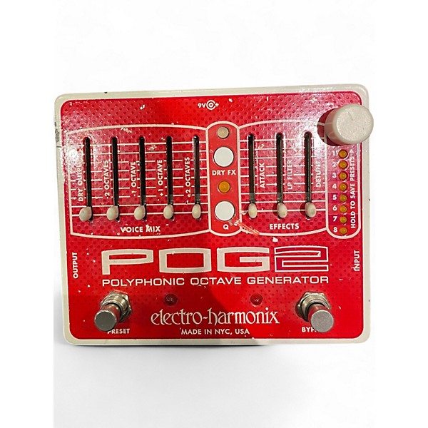 Used Electro-Harmonix Pog2 Polyphonic Octave Generator Effect Pedal