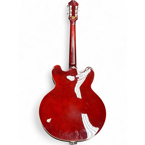 Used Epiphone Riviera P93 Metallic Gold Hollow Body Electric Guitar