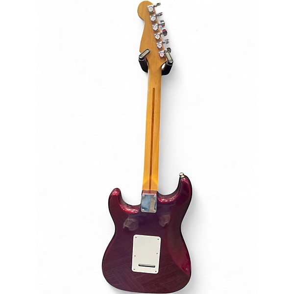 Used Fender Standard Stratocaster HSS Midnight Wine Solid Body Electric Guitar