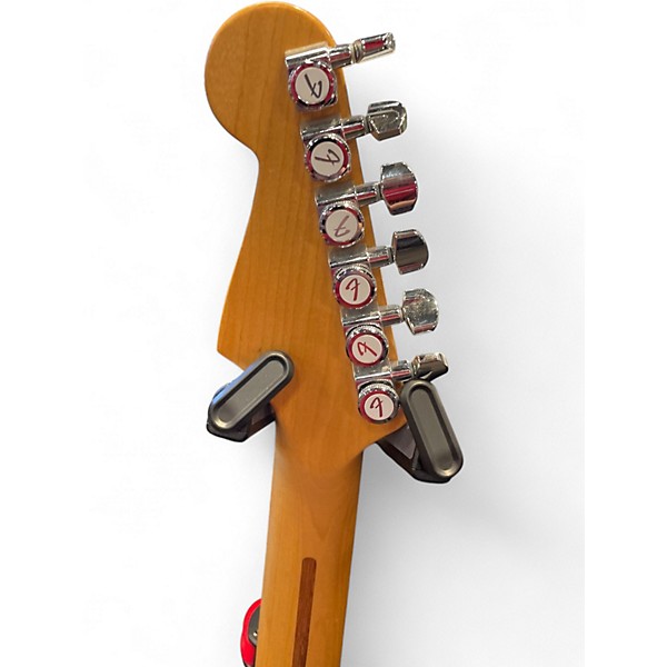 Used Fender Standard Stratocaster HSS Midnight Wine Solid Body Electric Guitar