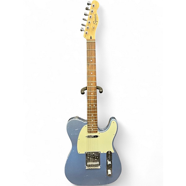 Used Squier Telecaster Blue Solid Body Electric Guitar