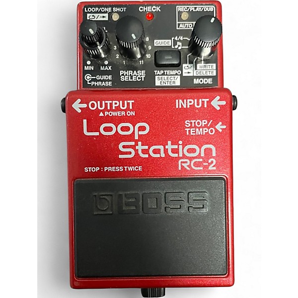 Used BOSS RC2 Loop Station Pedal
