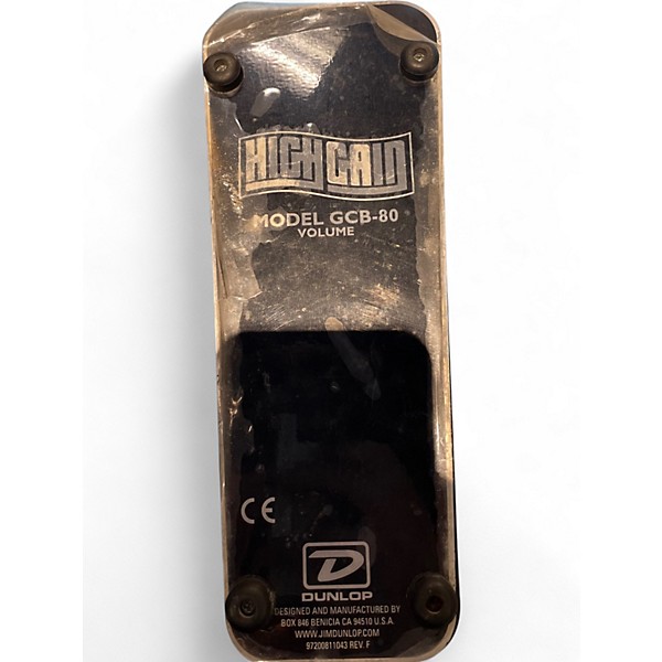 Used Dunlop GCB80 High Gain Volume Pedal