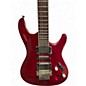 Used Ibanez S470QS S Series Transparent Red Solid Body Electric Guitar