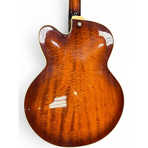 Used 2010s Ibanez AF85 Brown Sunburst Hollow Body Electric Guitar