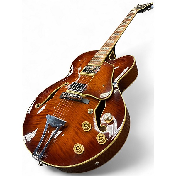 Used 2010s Ibanez AF85 Brown Sunburst Hollow Body Electric Guitar