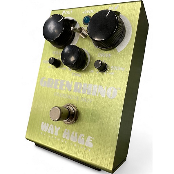 Used Way Huge Electronics WHE202 Green Rhino Overdrive Effect Pedal