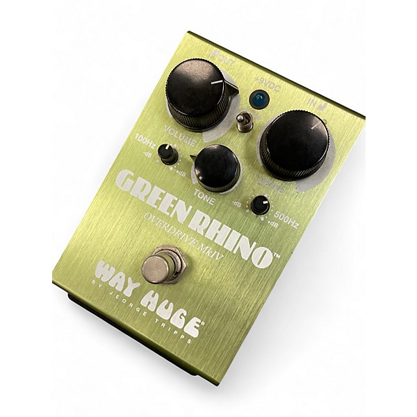 Used Way Huge Electronics WHE202 Green Rhino Overdrive Effect Pedal