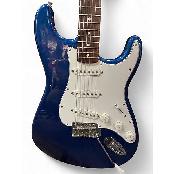 Used Fender Player Stratocaster Blue Solid Body Electric Guitar
