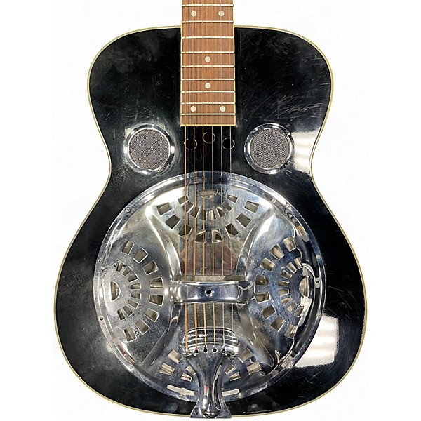 Used Regal DOBRO Black Resonator Guitar