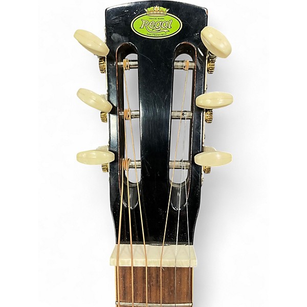 Used Regal DOBRO Black Resonator Guitar