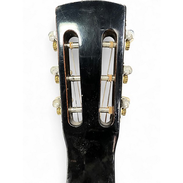 Used Regal DOBRO Black Resonator Guitar