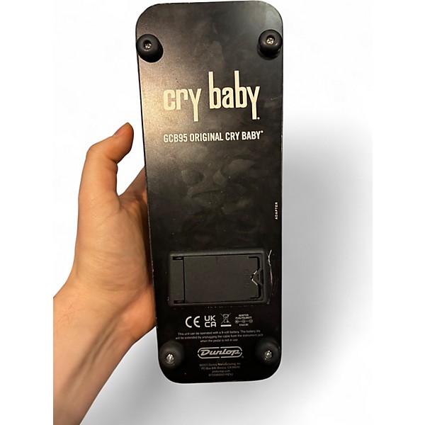 Used Dunlop GCB95 Original Crybaby Wah Effect Pedal
