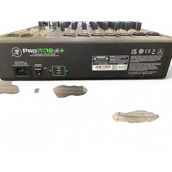 Used Mackie PRO FX 12 v3+ Unpowered Mixer