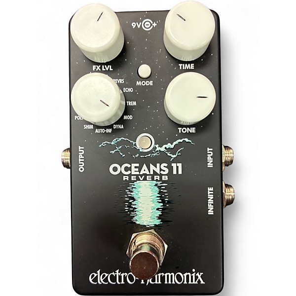 Used Electro-Harmonix Oceans 11  Reverb Effect Pedal