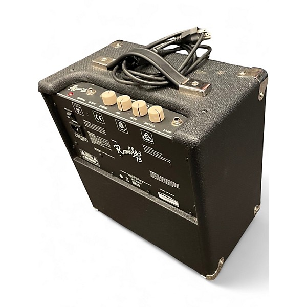 Used Fender Rumble 15 15W 1X8 Bass Combo Amp