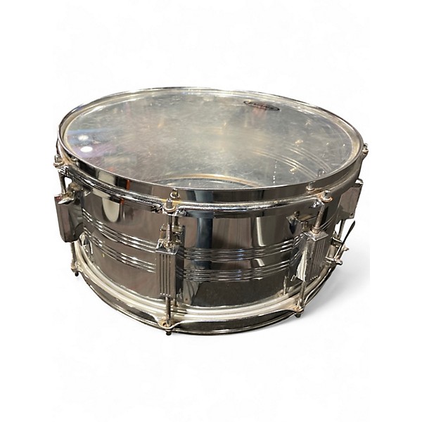 Used TAMA 14X6.5 Rockstar Series Snare Chrome Silver Drum