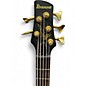 Used Ibanez K5 Fieldy Signature 5 String Brown Natural Electric Bass Guitar