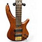 Used Ibanez K5 Fieldy Signature 5 String Brown Natural Electric Bass Guitar