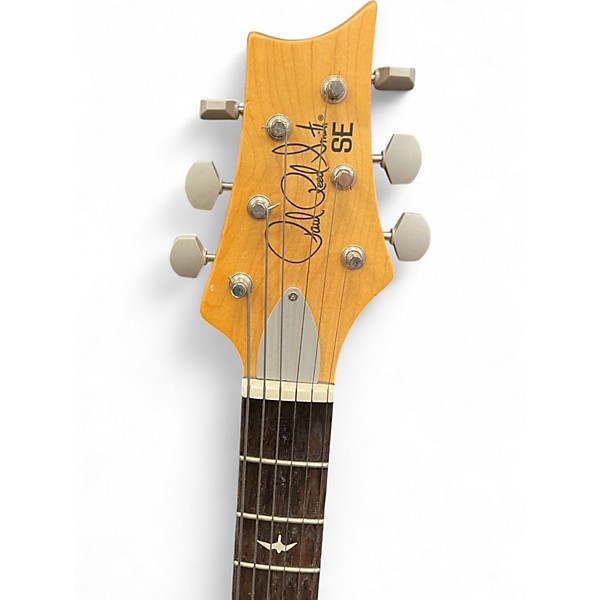 Used PRS SE Silver Sky Moon White Solid Body Electric Guitar