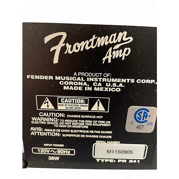 Used 2020s Fender Frontman 10G 38W 1X6 Guitar Combo Amp