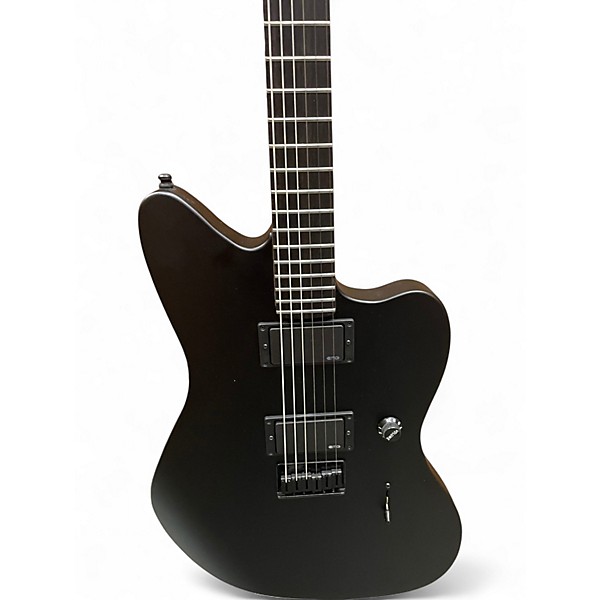 Used Fender Jim Root Signature Jazzmaster Satin Black Solid Body Electric Guitar