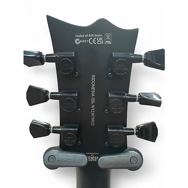 Used ESP LTD VOLSUNG-200 Satin Black Solid Body Electric Guitar