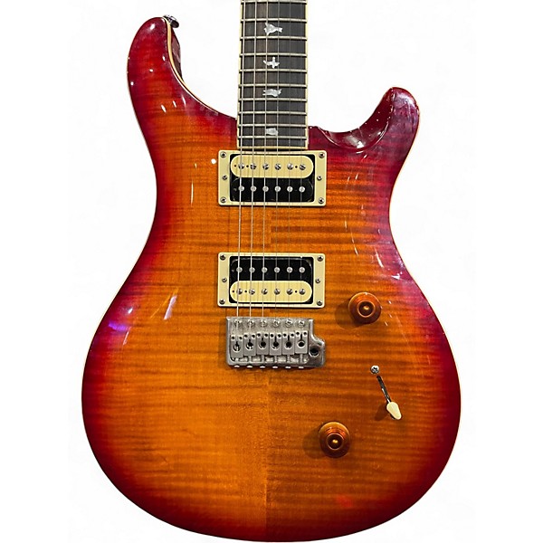 Used PRS SE Custom 24 2 Color Sunburst Solid Body Electric Guitar