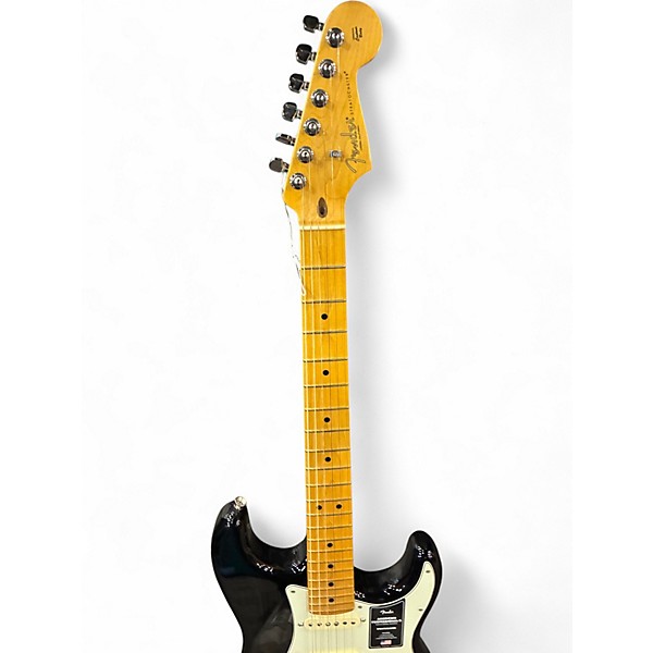 Used Fender American Professional II Stratocaster Black Solid Body Electric Guitar