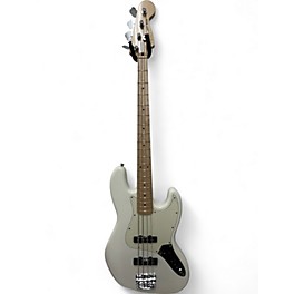 Used Squier Affinity Jazz Bass Olympic White Electric Bass Guitar
