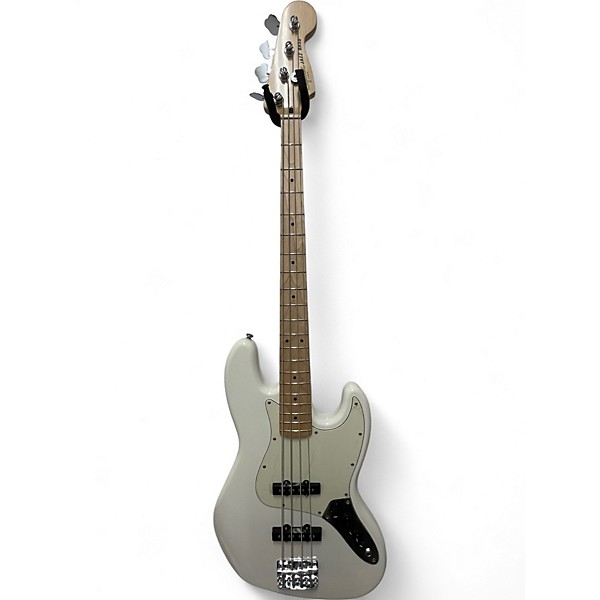 Used Squier Affinity Jazz Bass Olympic White Electric Bass Guitar