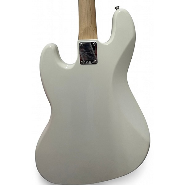 Used Squier Affinity Jazz Bass Olympic White Electric Bass Guitar