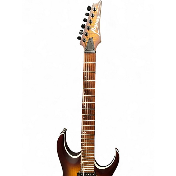 Used Ibanez RGA42FM Dragon Eye burst Solid Body Electric Guitar