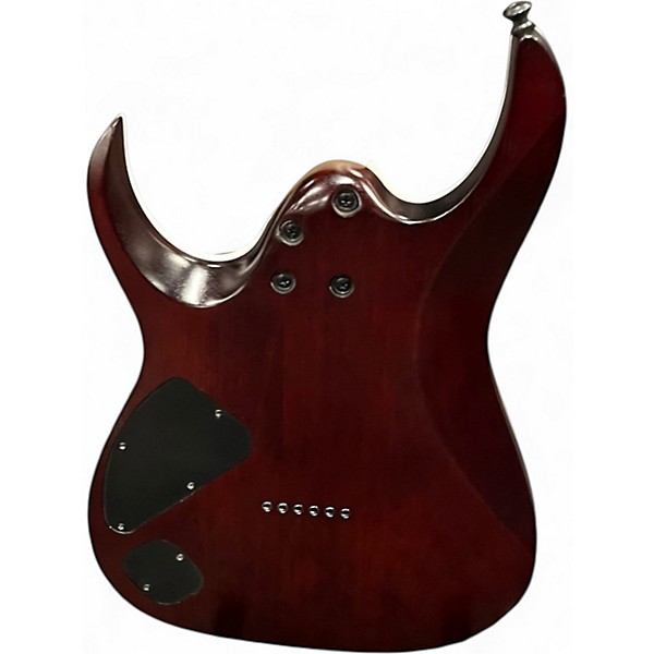 Used Ibanez RGA42FM Dragon Eye burst Solid Body Electric Guitar