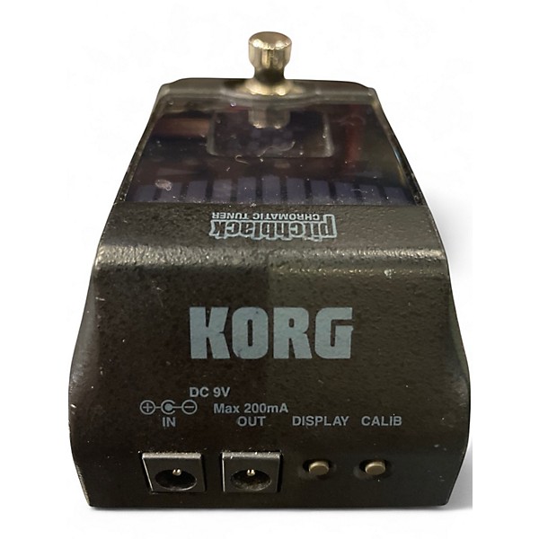 Used KORG pitch black Tuner Pedal