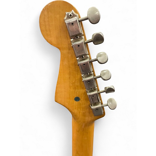 Vintage 1983 Fender JV 60's Reissue Stratocaster 3 Tone Sunburst Solid Body Electric Guitar