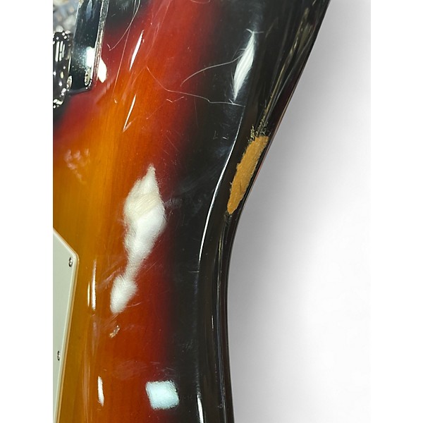 Vintage 1983 Fender JV 60's Reissue Stratocaster 3 Tone Sunburst Solid Body Electric Guitar