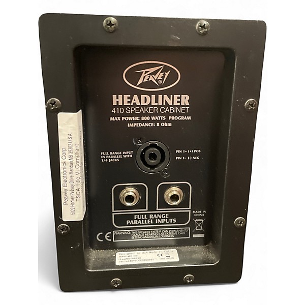 Used Peavey Headliner 410 Cab Bass Cabinet