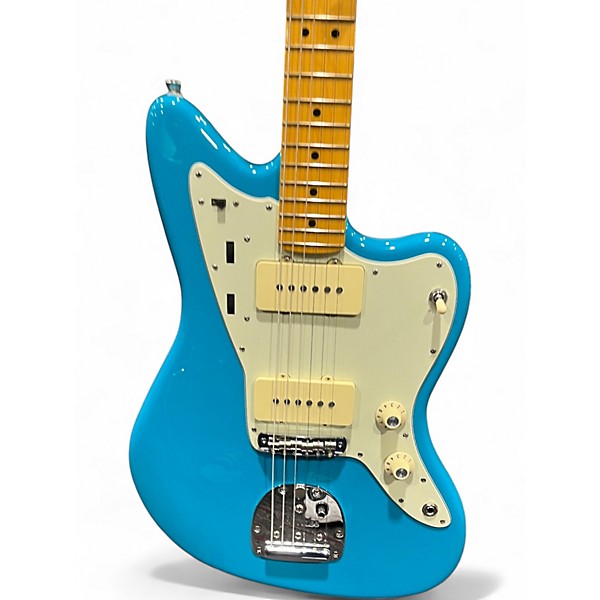 Used Fender American Professional II Jazzmaster Miami Blue Solid Body Electric Guitar
