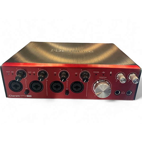 Used Focusrite Clarett 4Pre Audio Interface