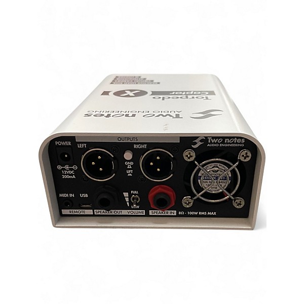 Used Two Notes Torpedo Capto X1 8ohm Pedal