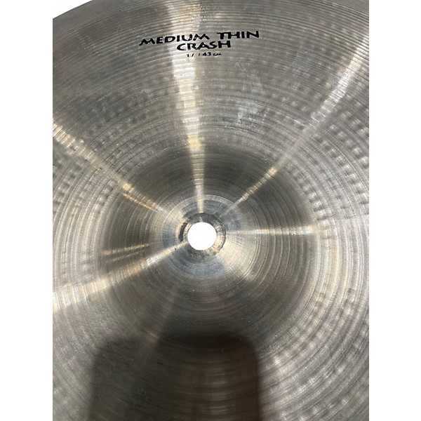 Used Zildjian 17in A Series Medium Thin Crash Cymbal