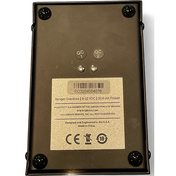 Used 2024 Maestro RANGER OVERDRIVE  Effect Pedal