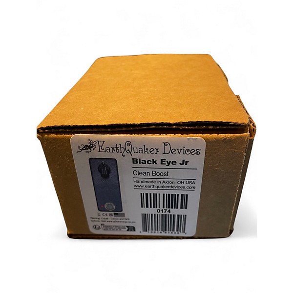 Used 2024 EarthQuaker Devices Black Eye Clean Boost Effect Pedal