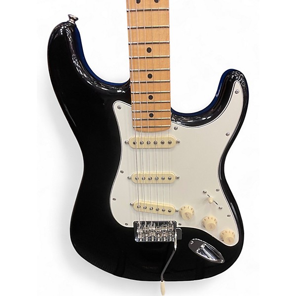 Used Fender FSR Standard Stratocaster Black Solid Body Electric Guitar
