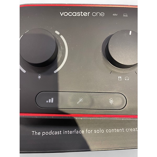 Used Focusrite VOCASTER ONE Audio Interface
