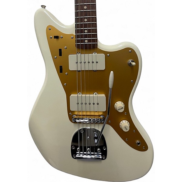 Used Squier J Mascis Jazzmaster Olympic White Solid Body Electric Guitar