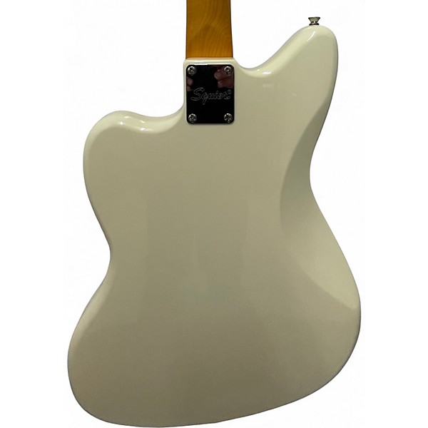 Used Squier J Mascis Jazzmaster Olympic White Solid Body Electric Guitar