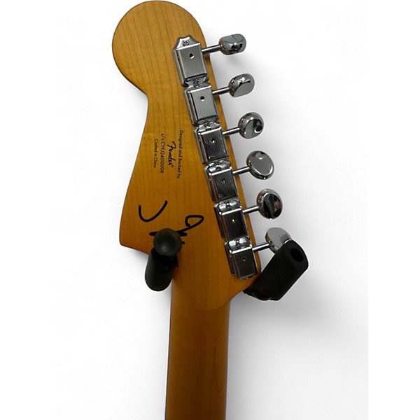 Used Squier J Mascis Jazzmaster Olympic White Solid Body Electric Guitar